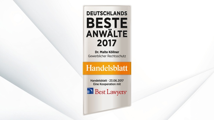 Dr Malte Kollner Selected Among Germany S Best Lawyers